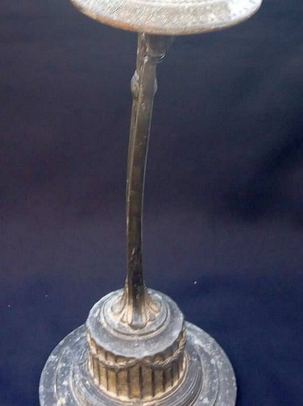 WMF Antique Art Nouveau Candlestick Pair Jugendstil  Germany