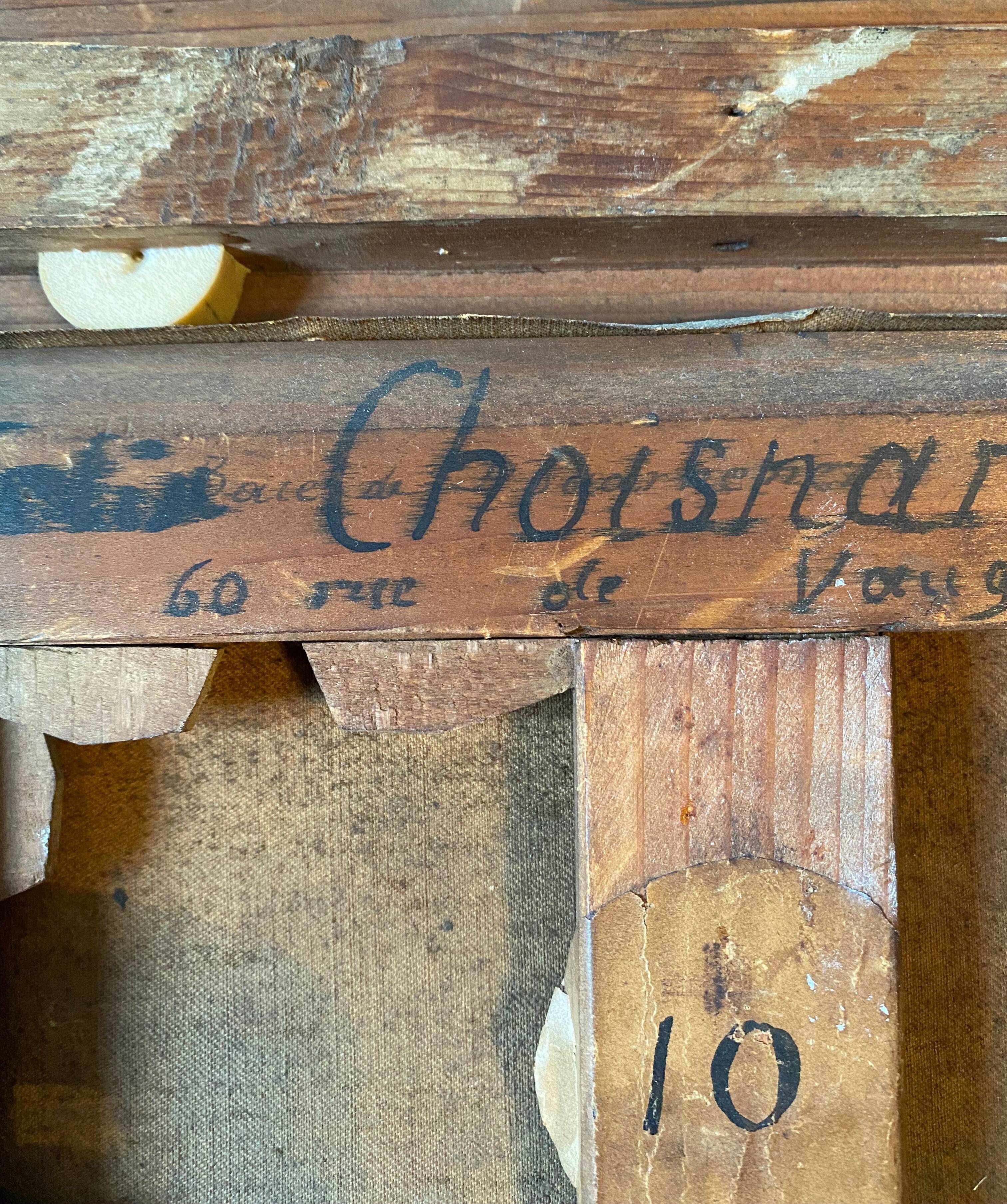 Painting "Bay in Brittany, Trezguen" Felix Choisnard 1846 / 1924 Impressionist