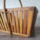 Old wooden basket