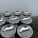 18 Remy Letang stainless steel cups, 1970