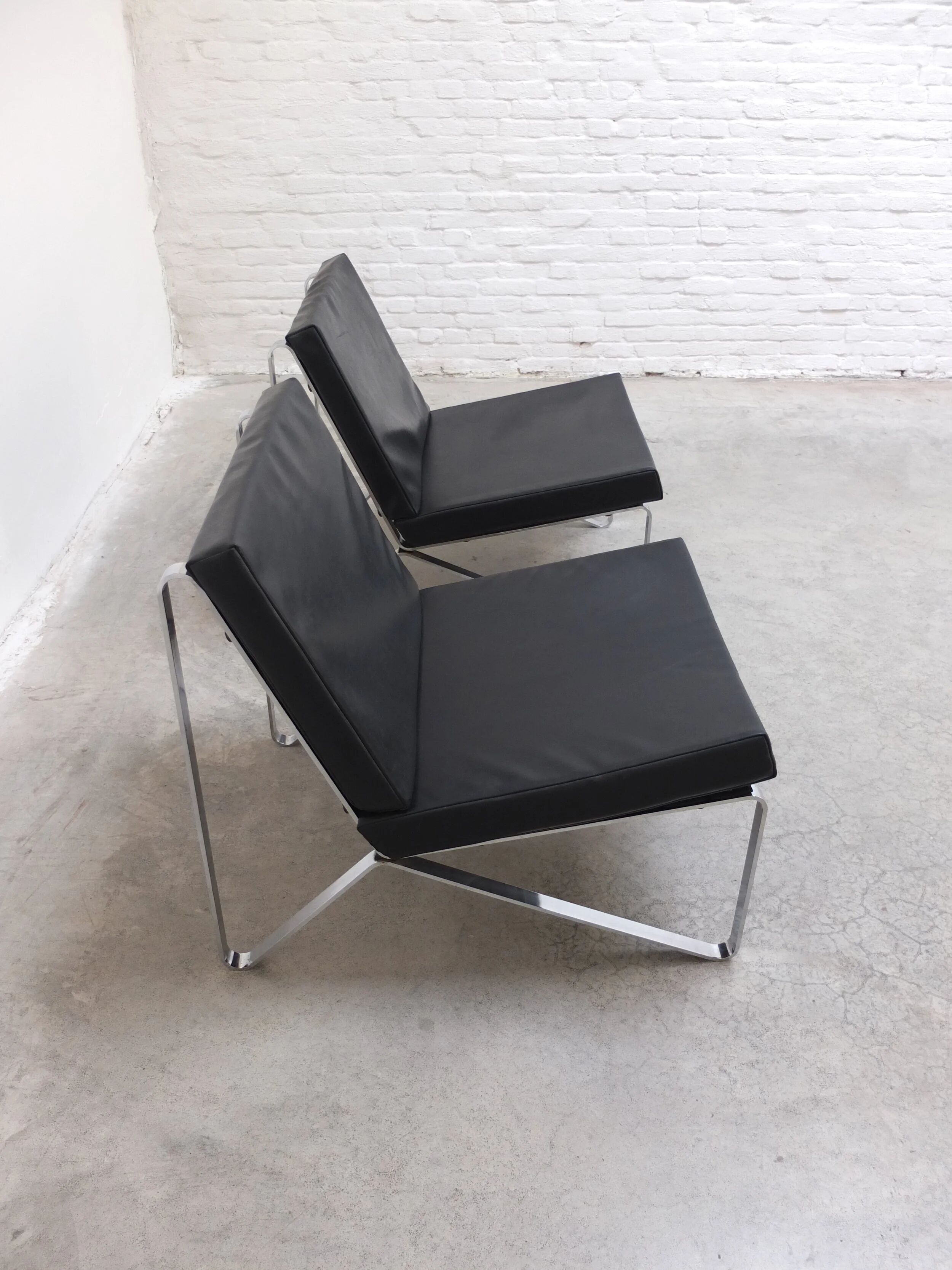 Pair of easy chairs by Hartmut Lohmeyer for Mauser Werke Waldeck, 1957