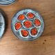 Oyster service Pornic 13 pieces from the 1950s