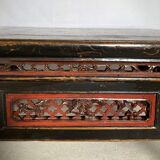 Ancient chinese golden wood table