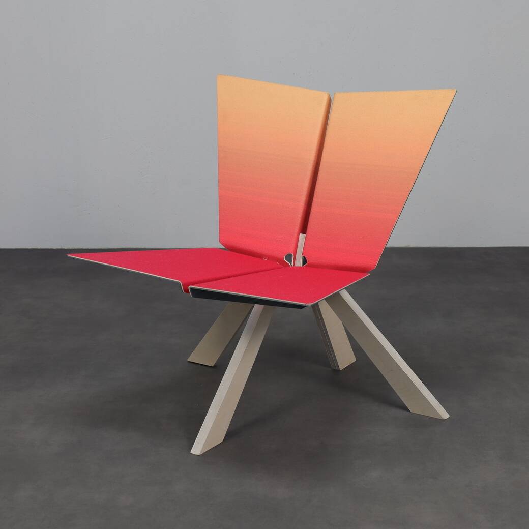 Fauteuil « Farfalla » de Frans Willigers, Pays-Bas, 2018