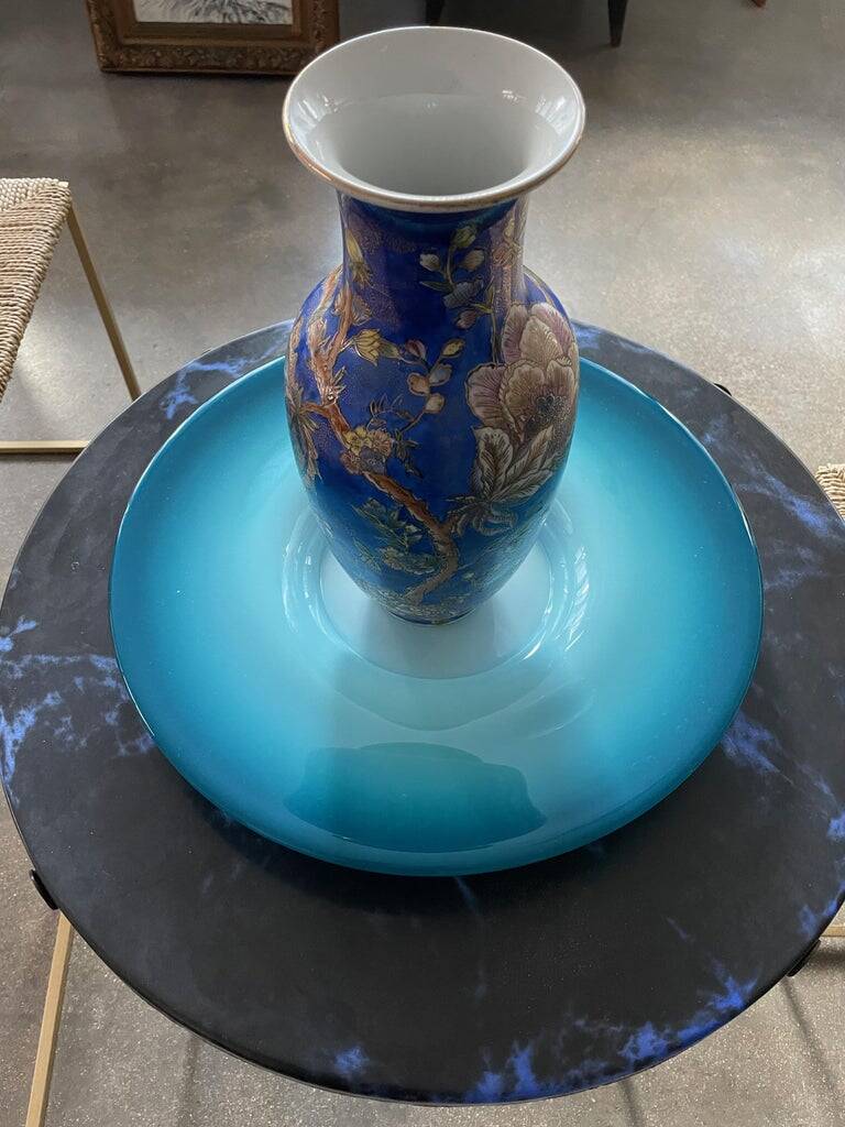 Vintage Chinese Blue Porcelain Vase