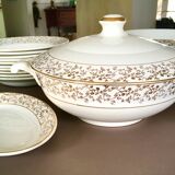 Porcelain plate service x 10 people