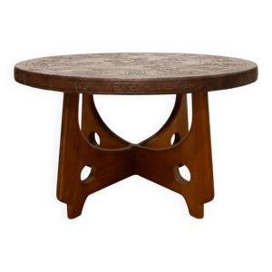 Table basse en cuir Angel