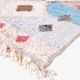Long pastel runner rug - 492 x 88 cm