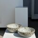 Duo of speckled ceramic bowls