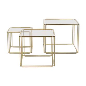 Max sauze design pull out tables, edited by Isocèle, 1970