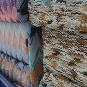 Roche Bobois Mah Jong sofa Missoni design by Hans Hopfer with platform