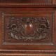 Antique walnut buffet in neo-Renaissance style, 19th century.
