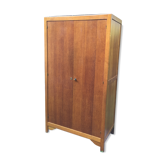 School vintage 1950 in blond oak wardrobe
