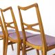 Lot de 4 chaises de salle à manger vintage, années 1960-1970, style allemand du milieu du siècle moderne, en hêtre