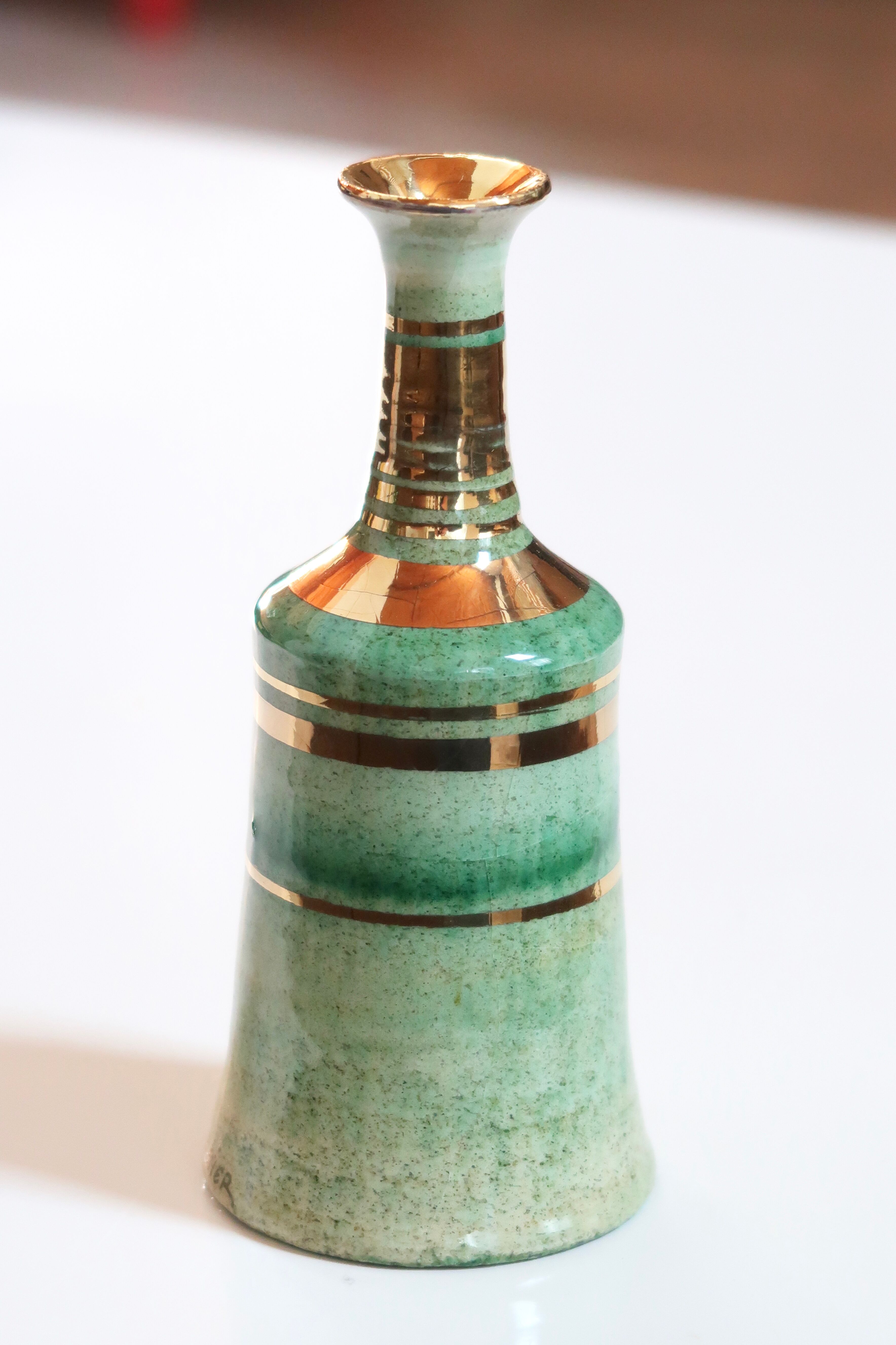 Ceramic bottle vase by Georges Pelletier, 70s