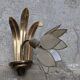 Paire d'appliques fleur en nacre