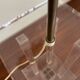 Vintage lamp by David Lange, crystal model in plexiglass.