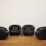 Liz armchairs by Natuzzi, 2000s, set of 4