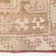 3x12 brown & beige vintage runner rug 100x360cm