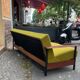 Scandinavian daybed sofa from the 60s Danish design convertible teak