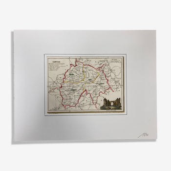 Carte ancienne du Cantal