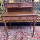 Walnut stepped desk