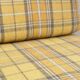 Fauteuil vintage Mid Century Design avec coussins en laine tartan jaune, Pologne, 1960