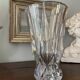 large cut crystal vase Saint Louis 1967