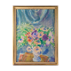 Painting, bouquet of flowers from the 1920s signed by Bussières