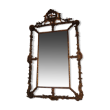 Large 19th century mirror with glazing bead