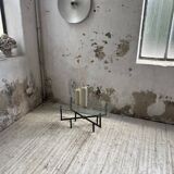 60s glass coffee table