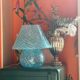 Original 1970s Murano Blue XL Lamp