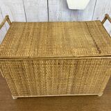 Vintage rattan chest