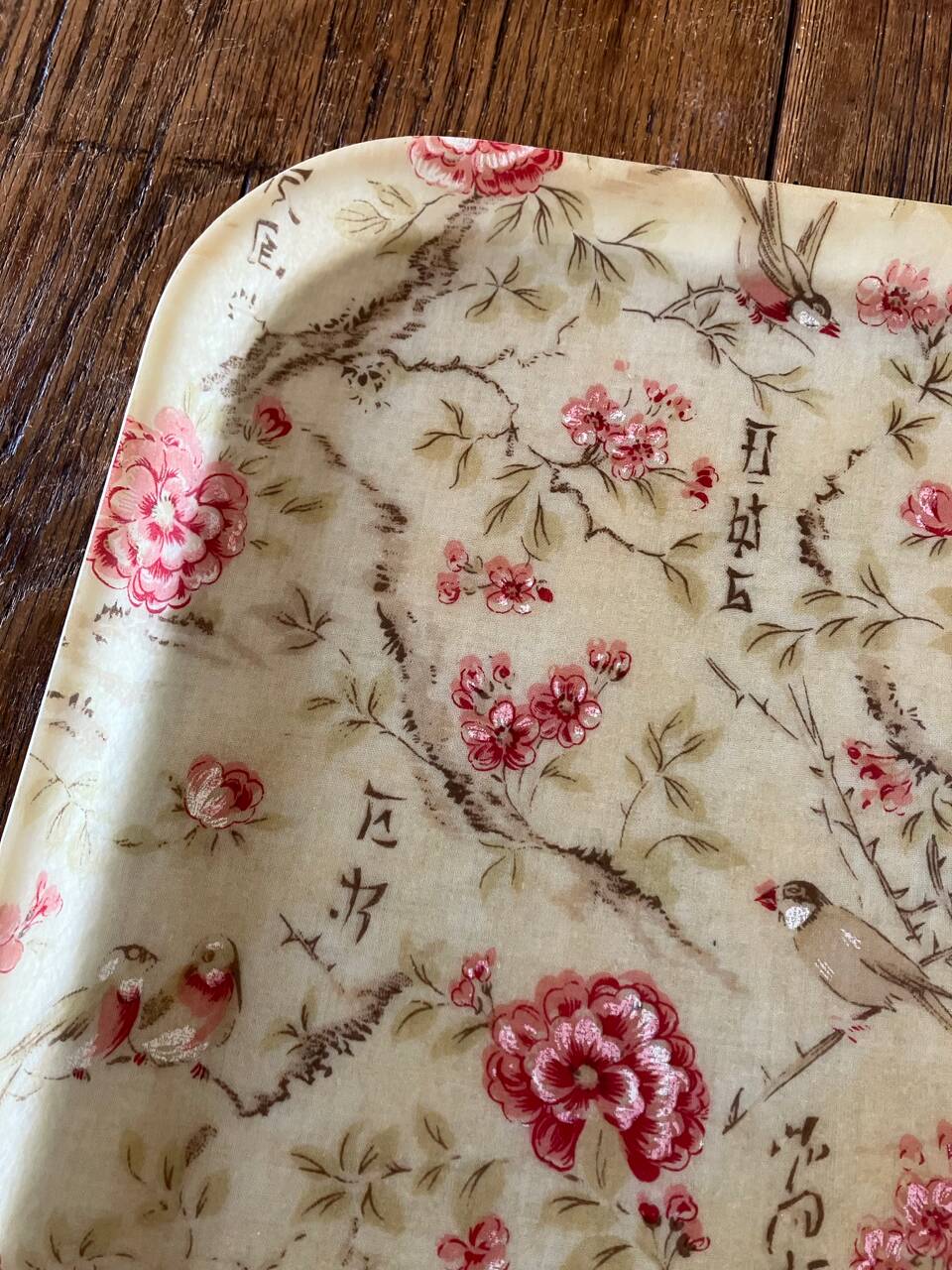 Plateau vintage en fibre de verre