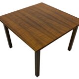 Table basse vintage compacte en palissandre design années 70