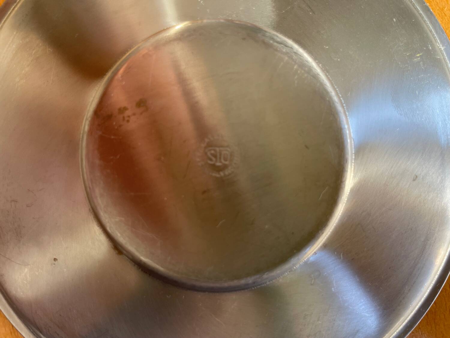 Casalinghi STO stainless steel cups, vintage 70s Italian design