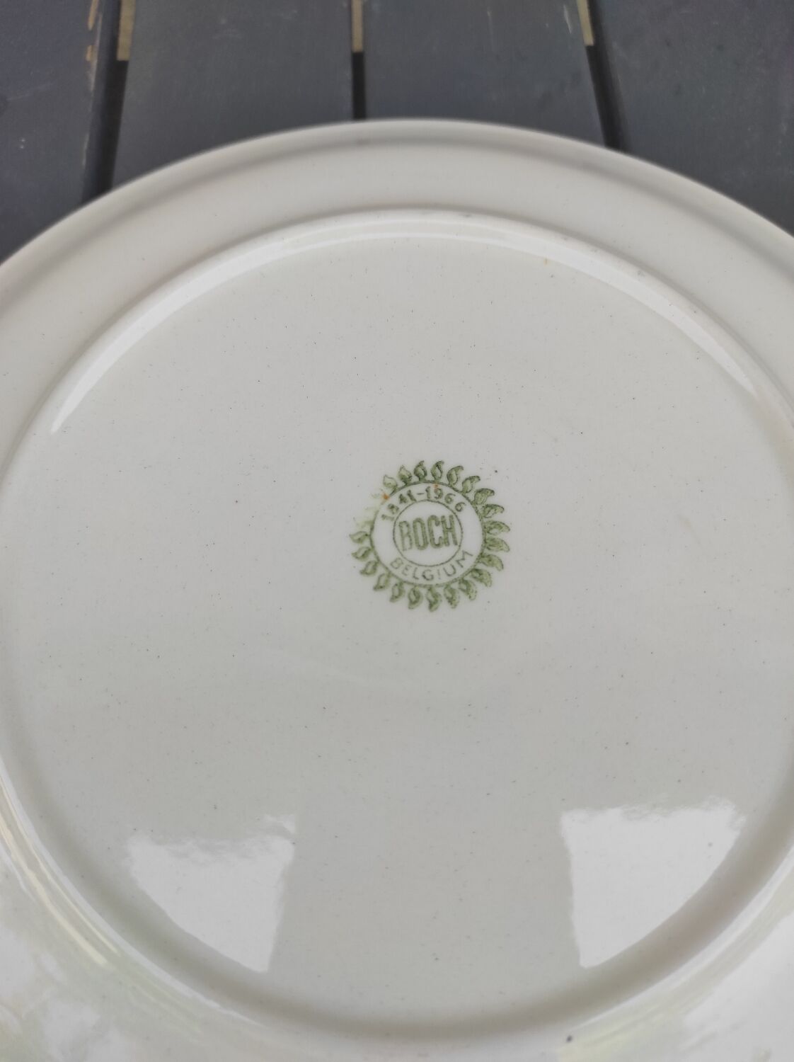 10 flat plates Boch la Louvière 60s