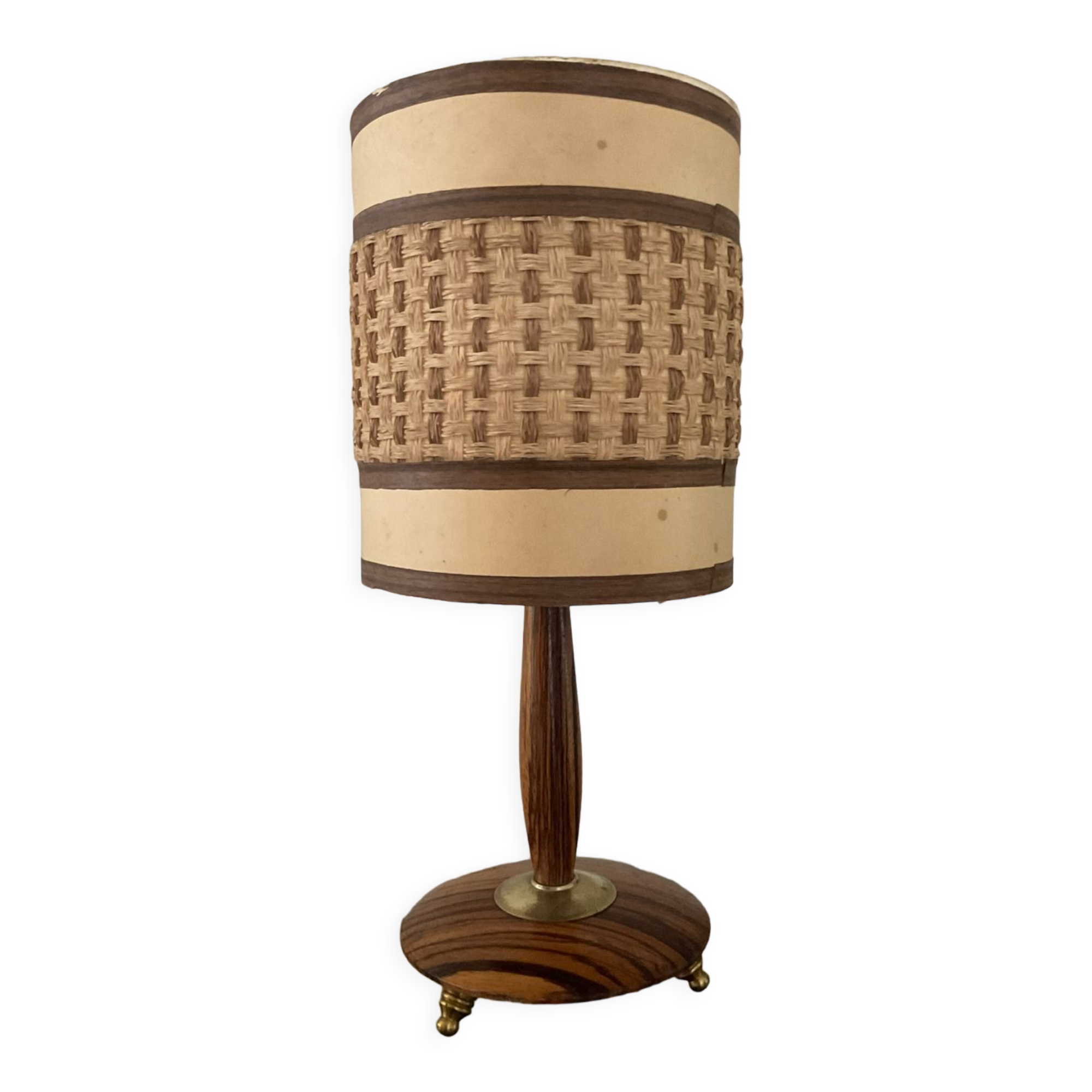 Vintage teak lamp 50-60s