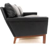 Canapé scandinave en cuir "Åland", Möbel-Ikéa, Suède, 1960