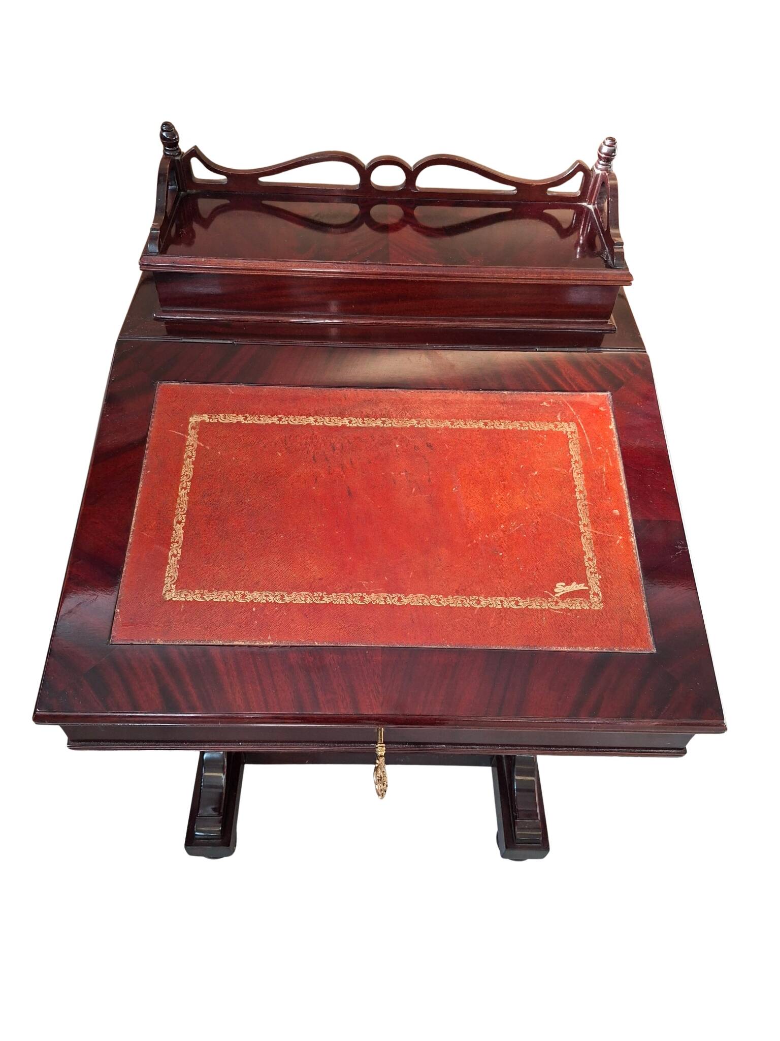 Élégant Bureau "Davenport" en Acajou