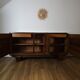 Enfilade Art-Déco en chêne et loupe d'orme