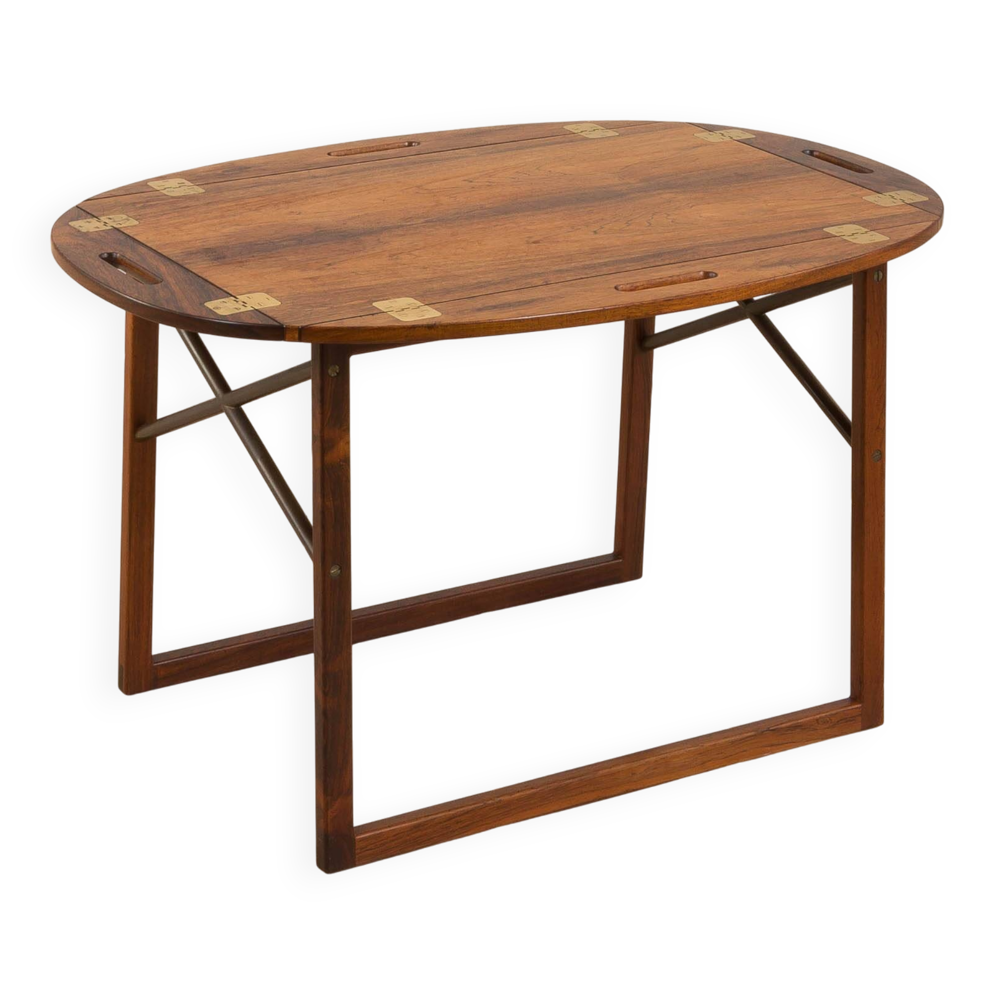 Vintage Rosewood Butler's Tray table by Svend Langkilde, Denmark, 1960s
