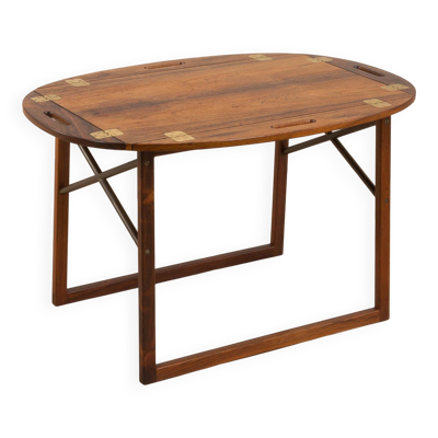 Table vintage Butler's Tray en palissandre par Svend Langkilde, Danemark, 1960