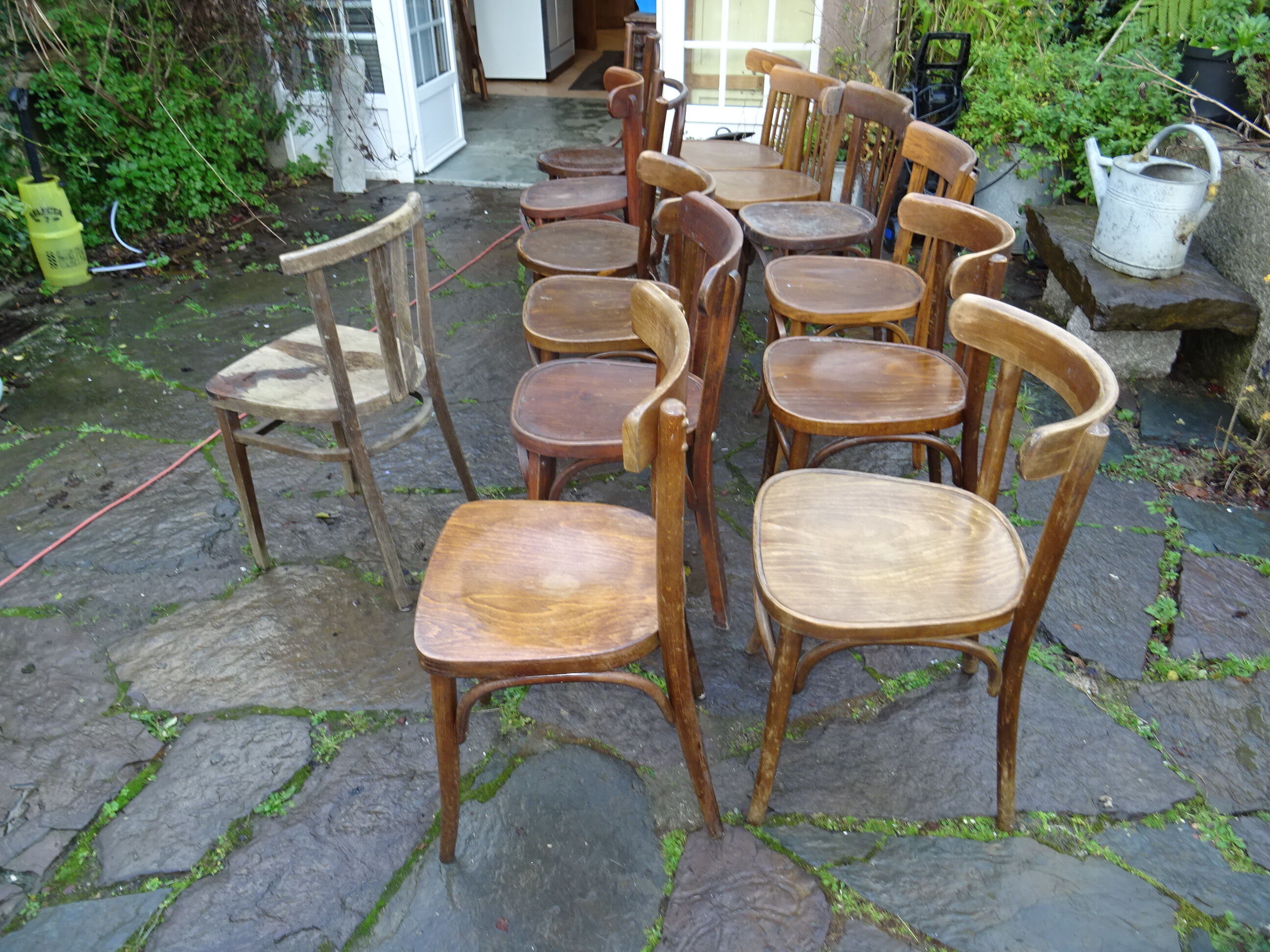 12 bistro chairs