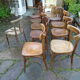 12 bistro chairs
