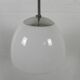 Old school lamp with large glass ball in opal glass, 1930s