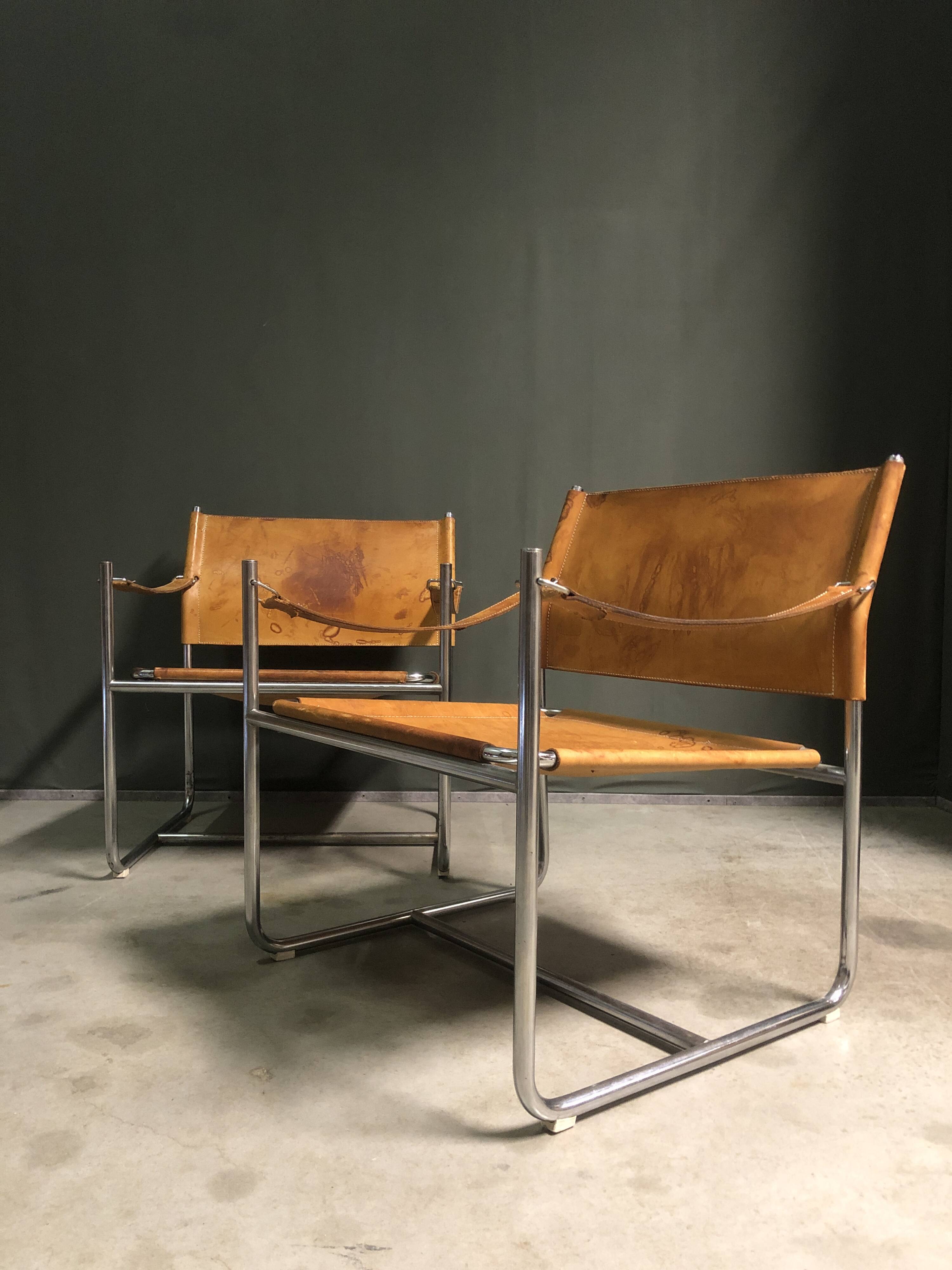 2 X fauteuils lounge Amiral de Karin Mobring, années 1970.