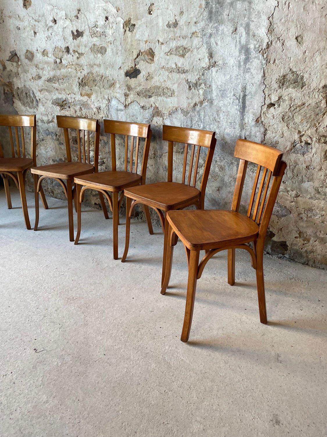 Baumann wooden chairs – Lot