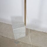 Lampadaire arc, pieds en marbre.