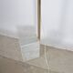 Arc floor lamp, marble feet.